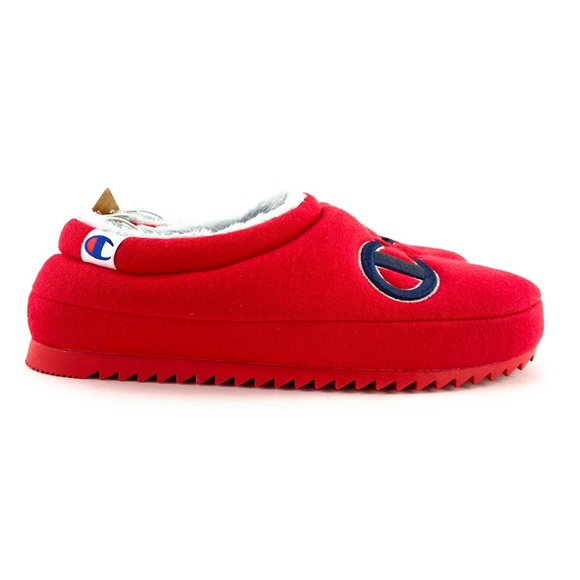 Champion Women's Shuffle Script Scarlet Slippers - Picture 4 of 11